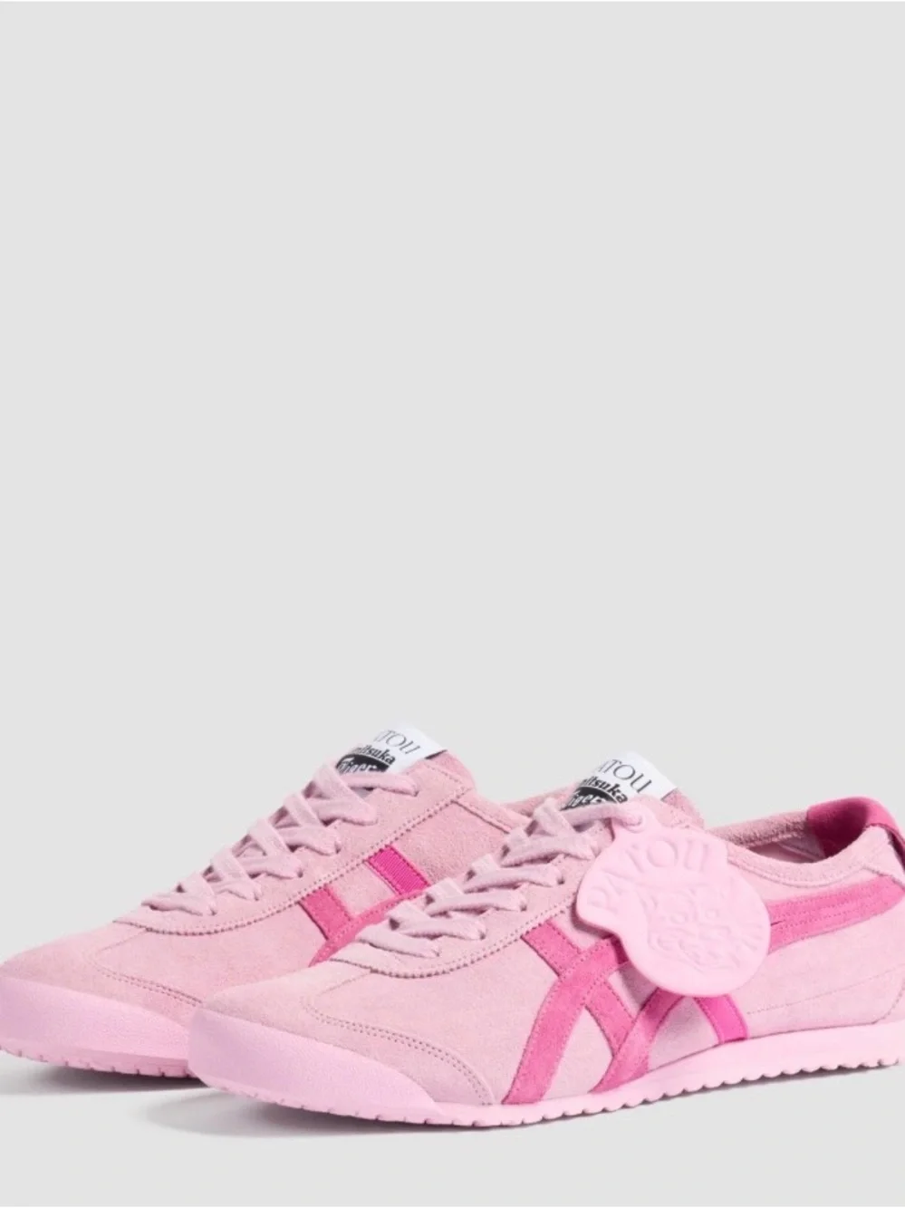 PSL PATOU x Onitsuka Tiger MEXICO 66 COTTON CANDY/BRIGHT ROSE Pink Limited
